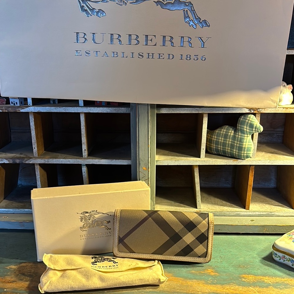 Burberry Checkered Wallet
